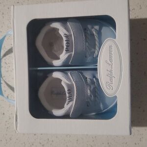 Ralph Lauren White Kids Shoes